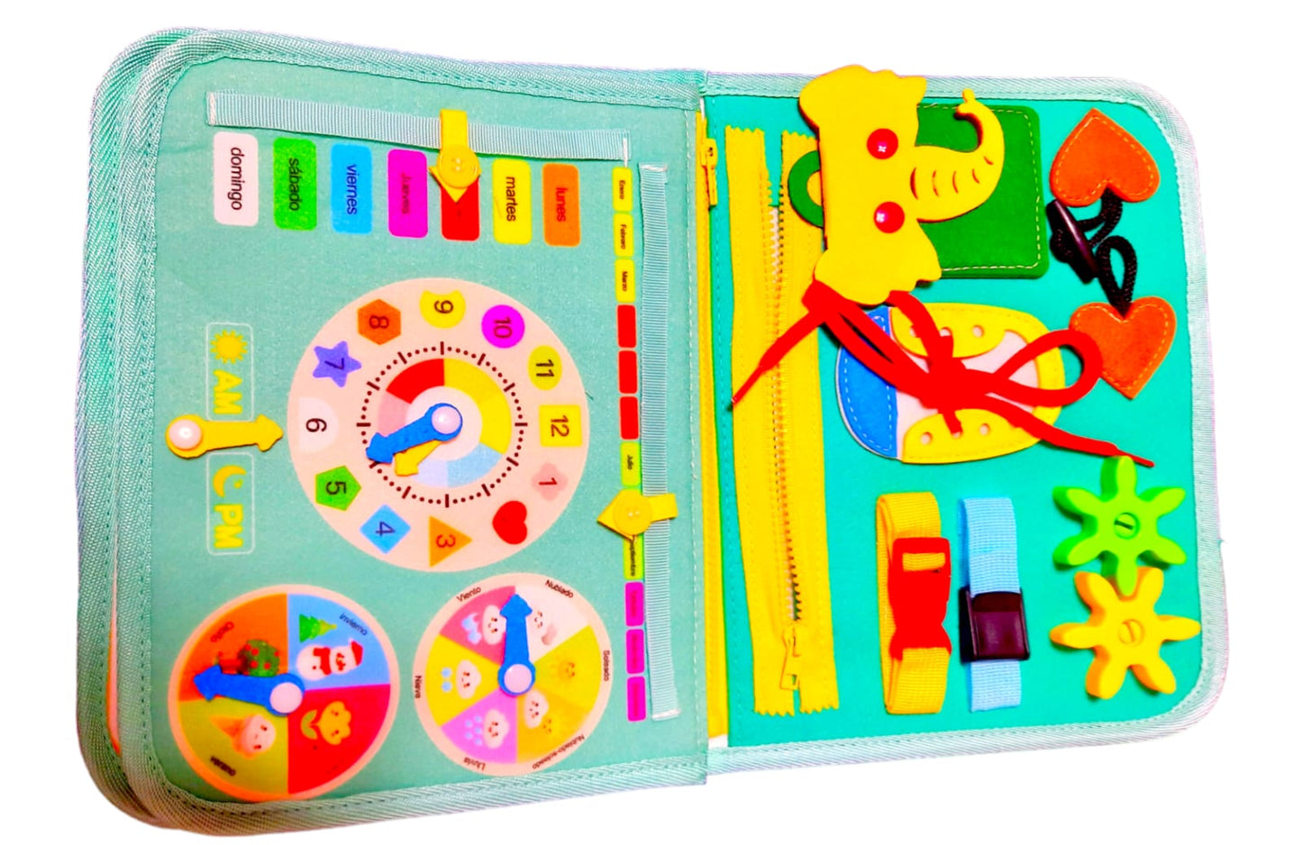 Libro Para Estimulación Sensorial Y Cognitiva Montessori - Saranh Store