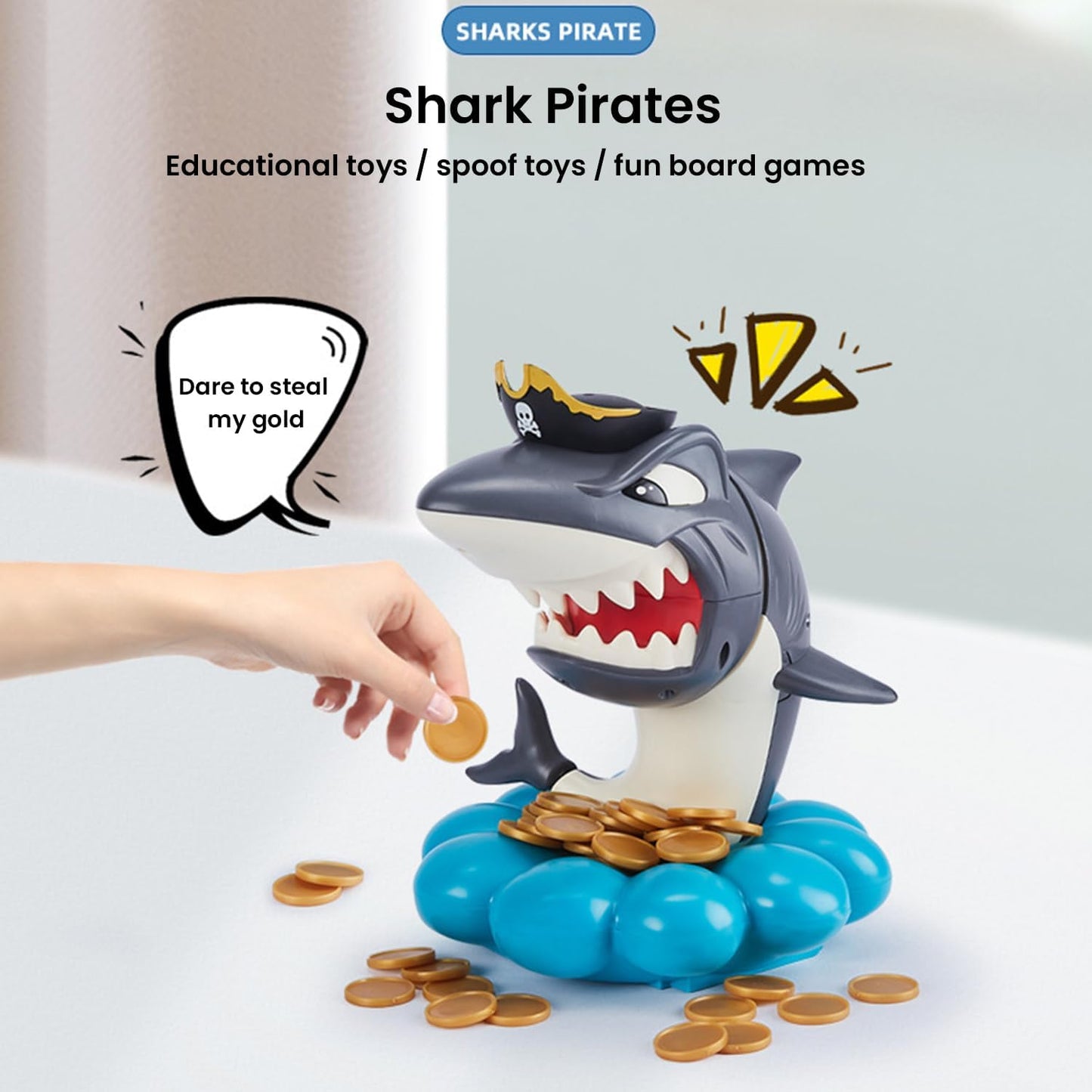 Cuidado con el Tiburón Pirata