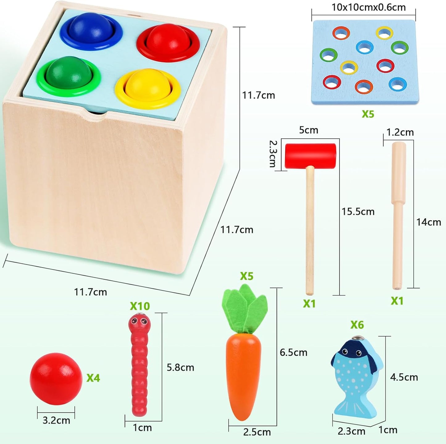 Caja 5 en 1 Montessori - Saranh Store
