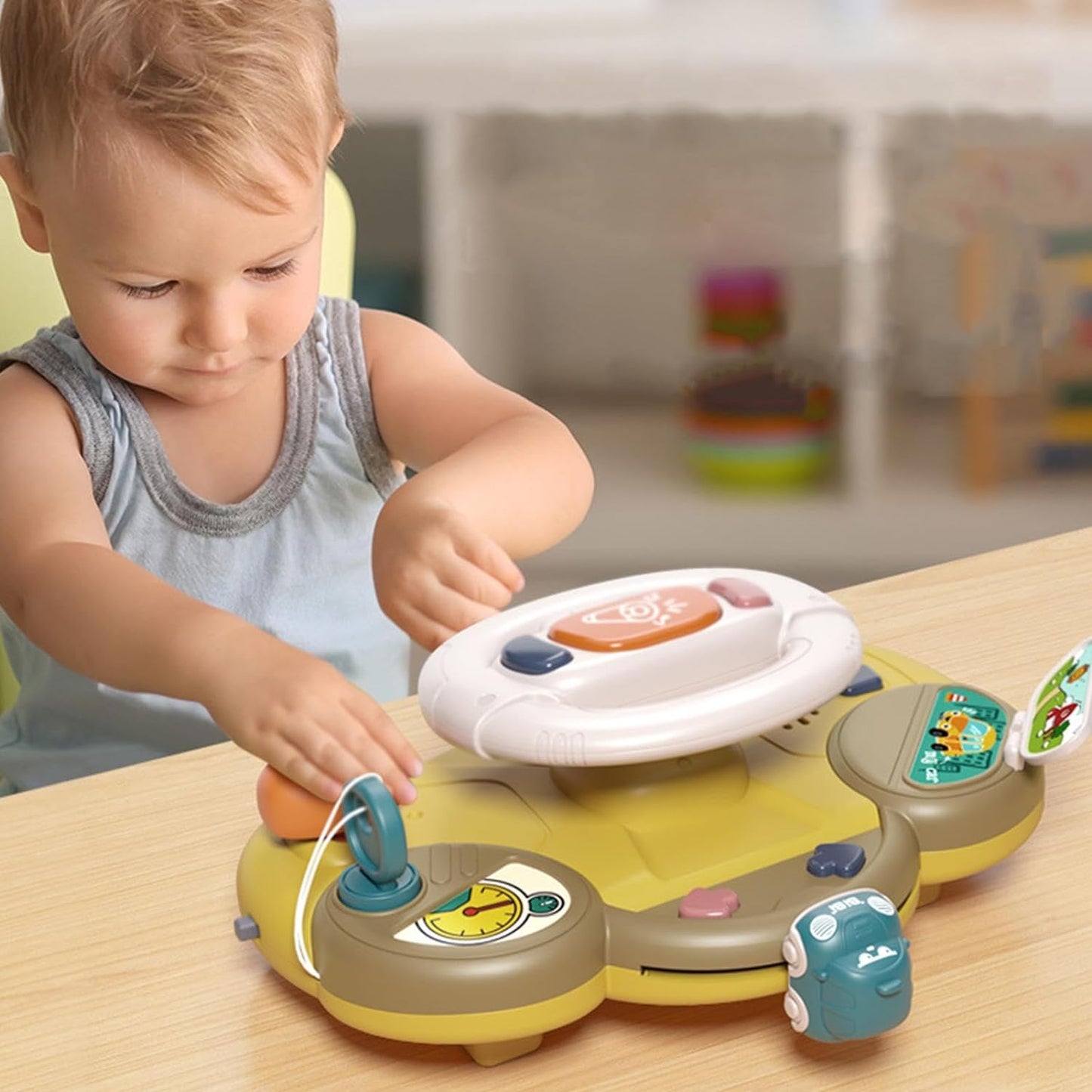 🚗✨ Volante de Juguete para Niños