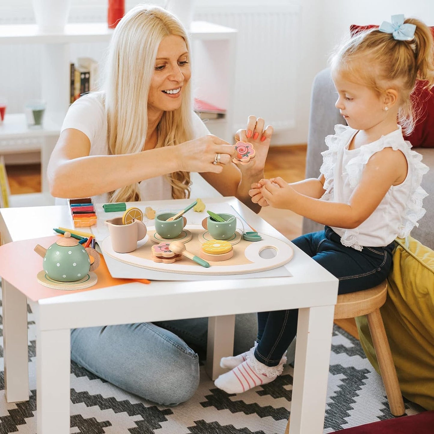☕ Hora del Té Montessori 🎀 Juego de Rol para Niñas y Niños
