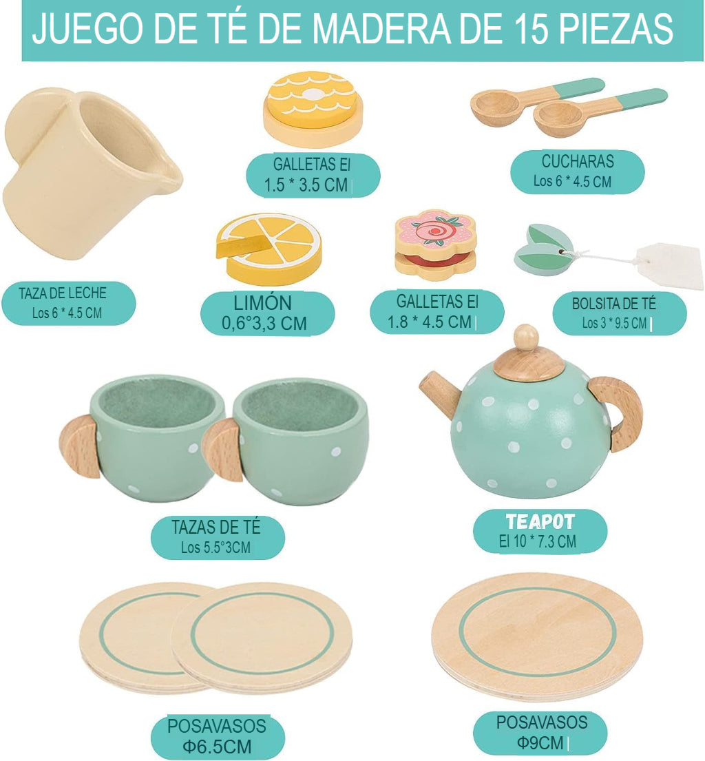 ☕ Hora del Té Montessori 🎀 Juego de Rol para Niñas y Niños