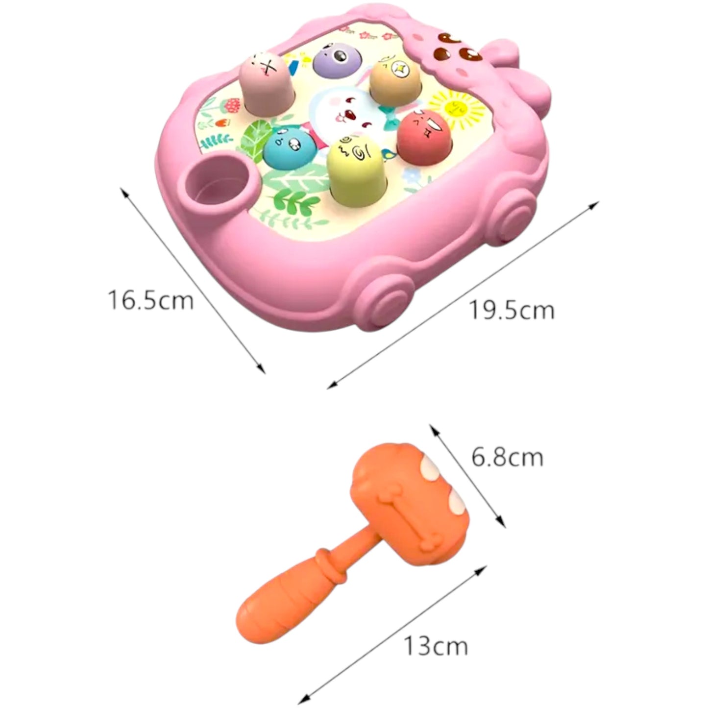 🌈🔨 Wac-A-Mole Interactivo 🎯 Golpea los Topos – Juego Educativo Infantil