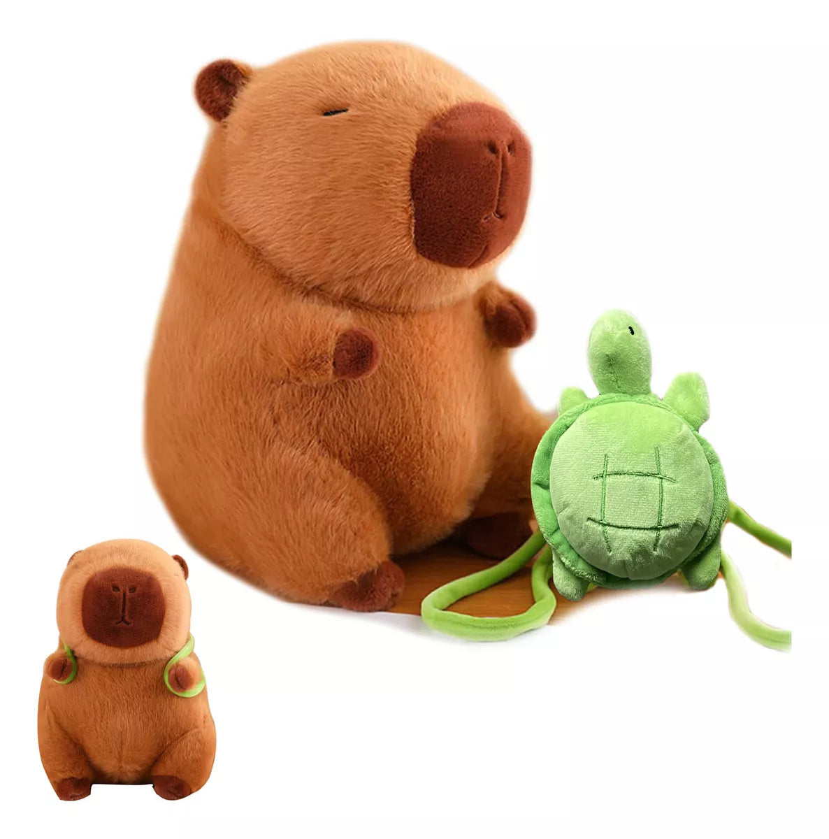 🐾 Peluches de Capibara con Mochilas Adorables 27 Cm 🐢🦞🐝 | ¡Llévate la Dulzura a Casa!