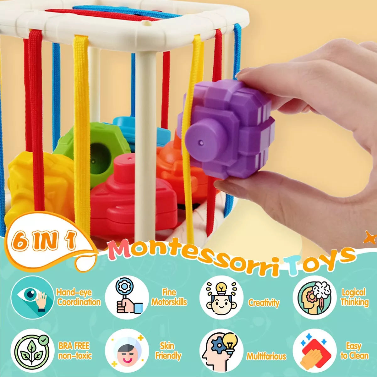 Cubo Sensorial Educación Temprana