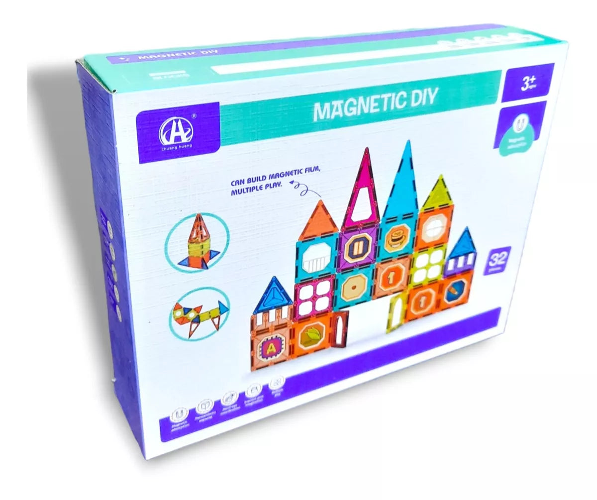 Bloques Magnéticos 32 PCS