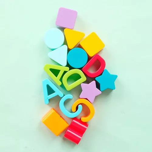 Cubo Primeros Bloques Bebé Juego Didáctico Montessori Encaje - Saranh Store