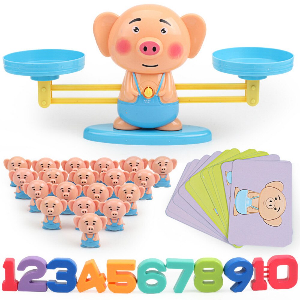 Balanza Matemática Digital Juguete Didáctico Montessori - Saranh Store