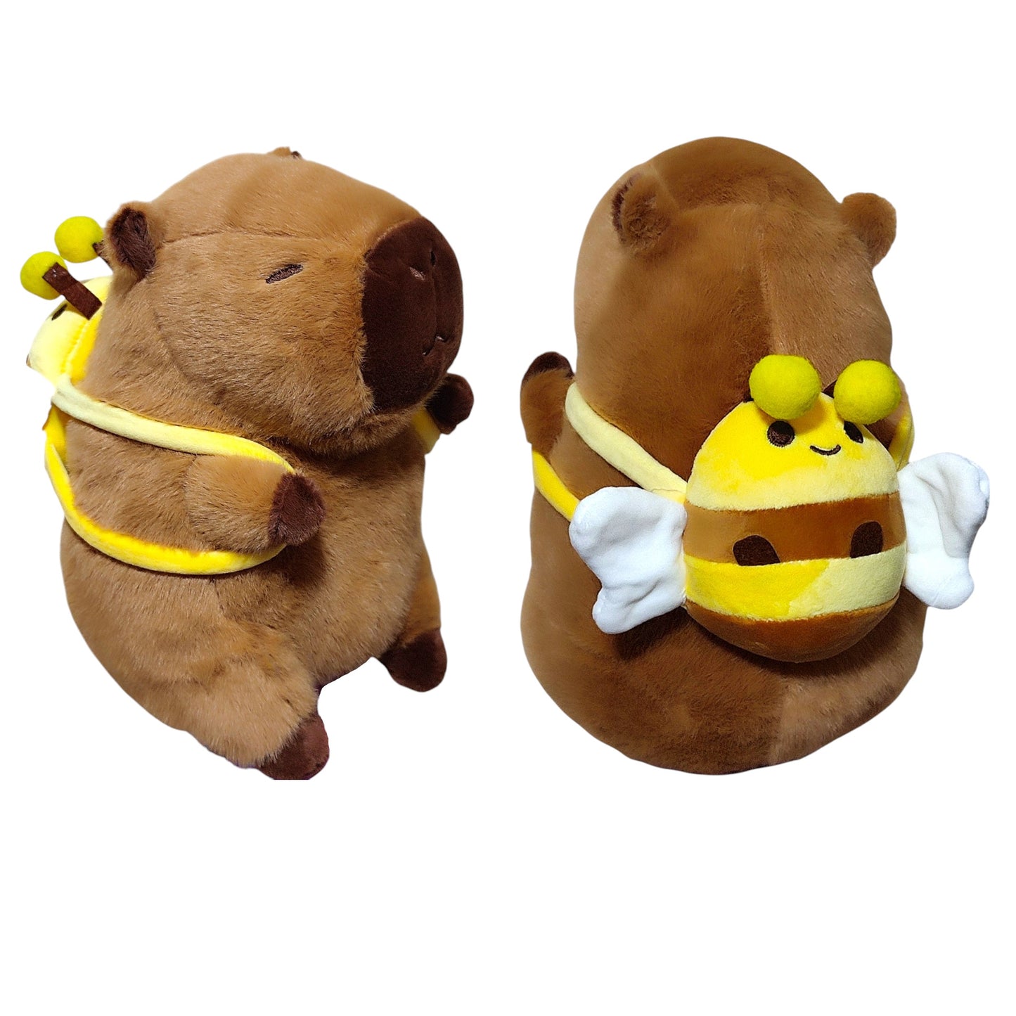 🐾 Peluches de Capibara con Mochilas Adorables 27 Cm 🐢🦞🐝 | ¡Llévate la Dulzura a Casa!