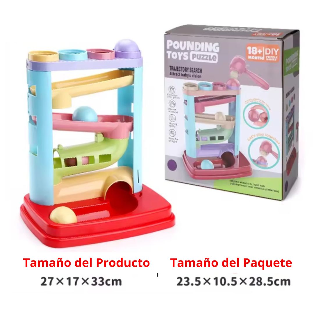 🔨🎉 Juguete de Martillo y Bolas para Bebés
