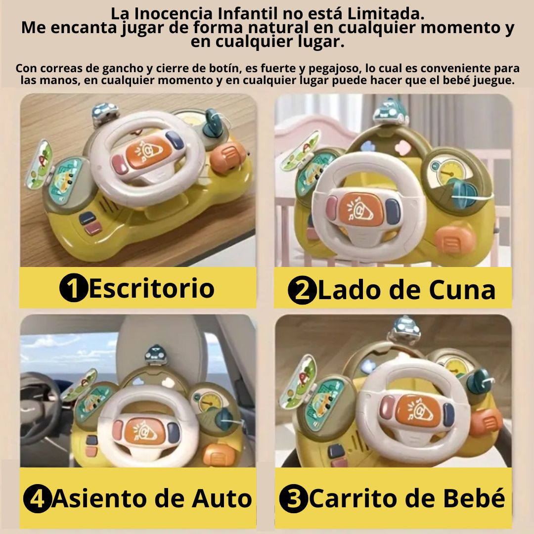 🚗✨ Volante de Juguete para Niños