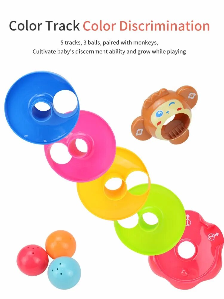 Juego Cascada Educativo Montessori Causa Efecto Apilable - Saranh Store