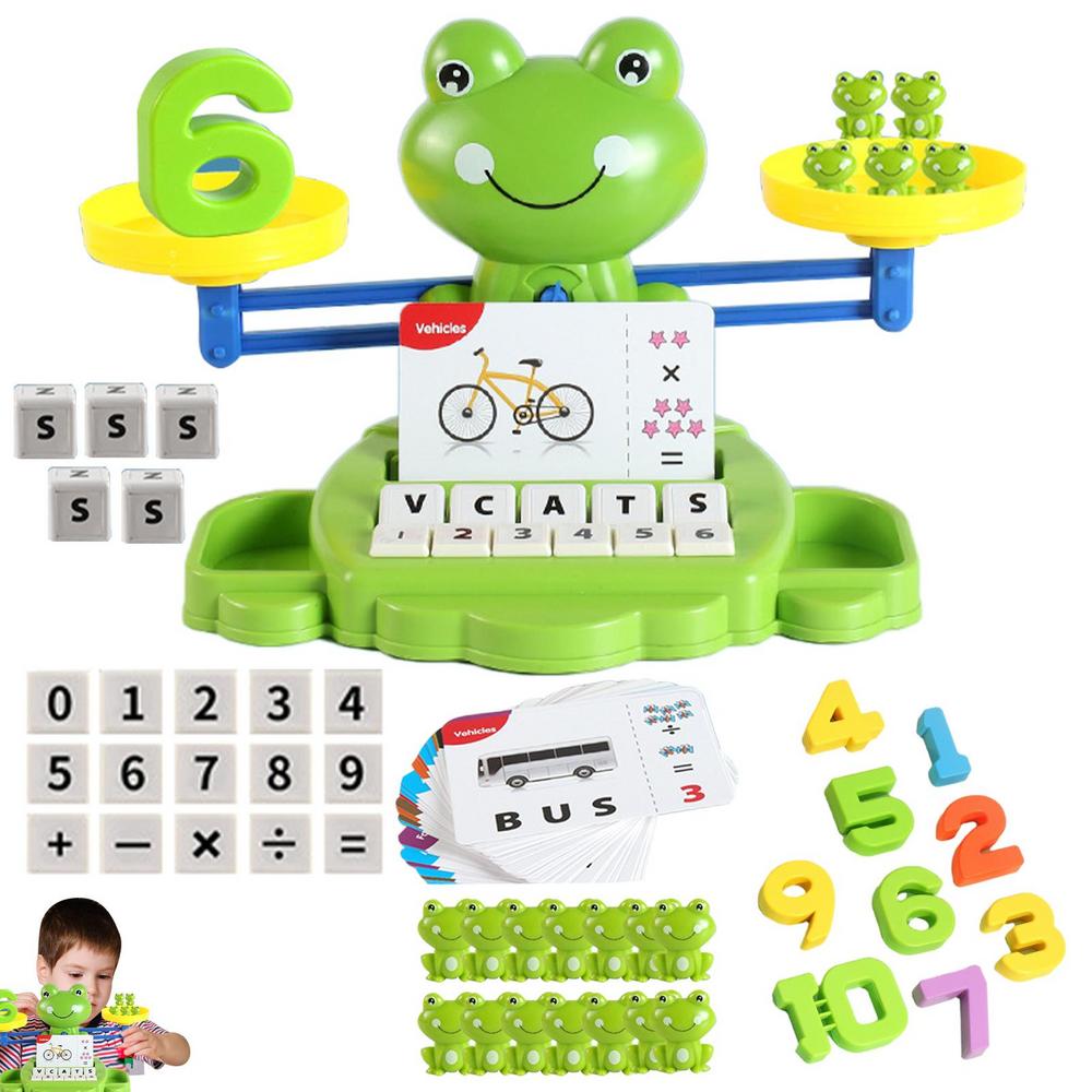 Balanza de Ranas Matemática y Lenguaje - Saranh Store