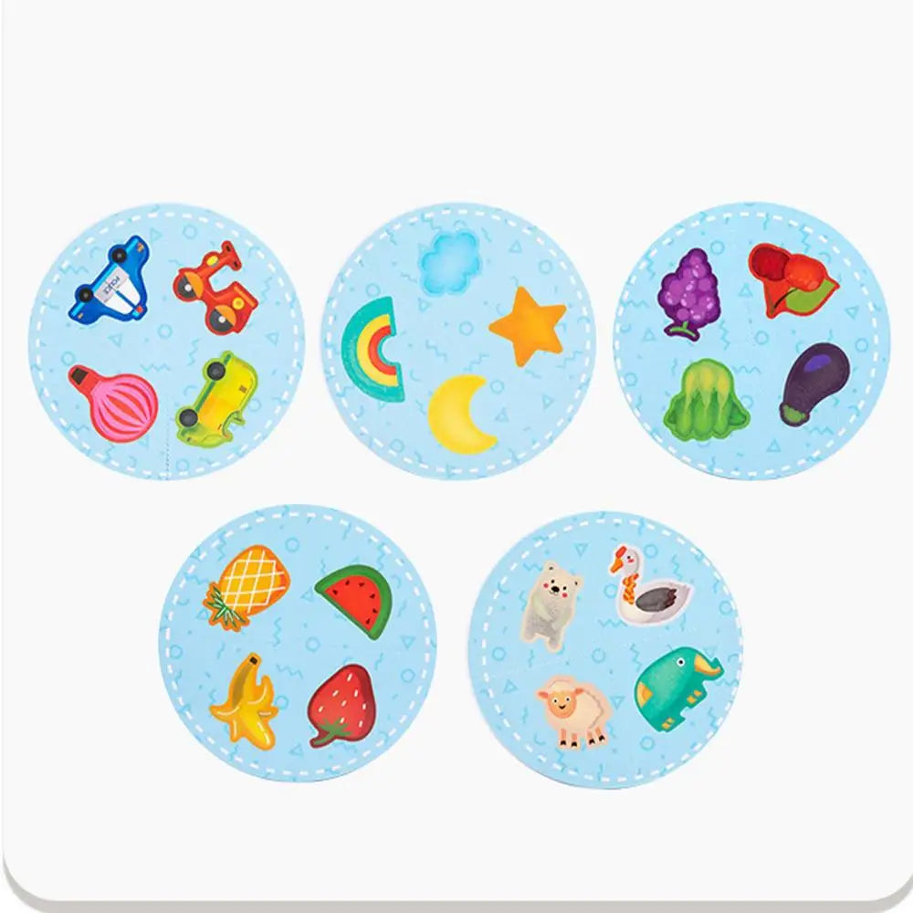 Caja de Bloques de clasificación de formas de madera - Saranh Store