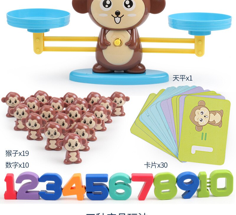 Balanza Matemática Digital Juguete Didáctico Montessori - Saranh Store