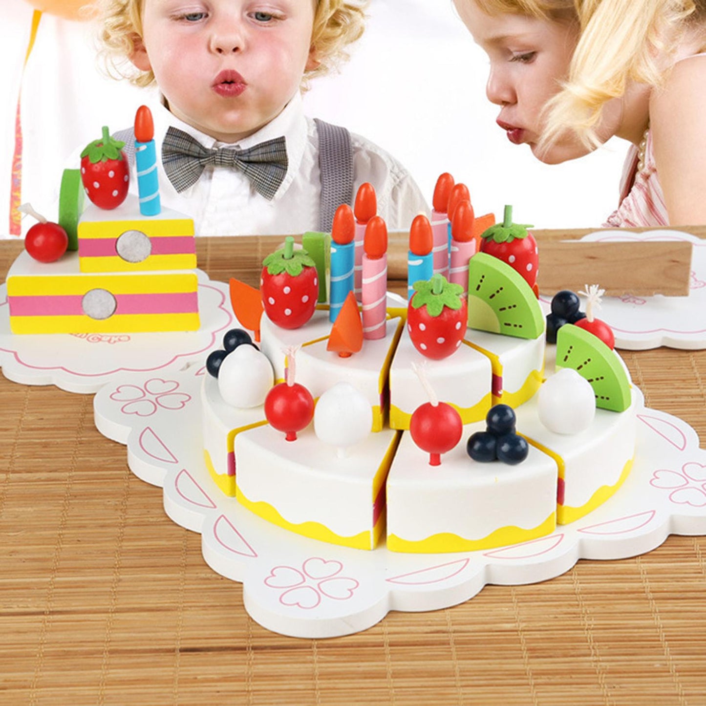 Torta De Madera Montessori Modelo Pedagogía Activa - Saranh Store