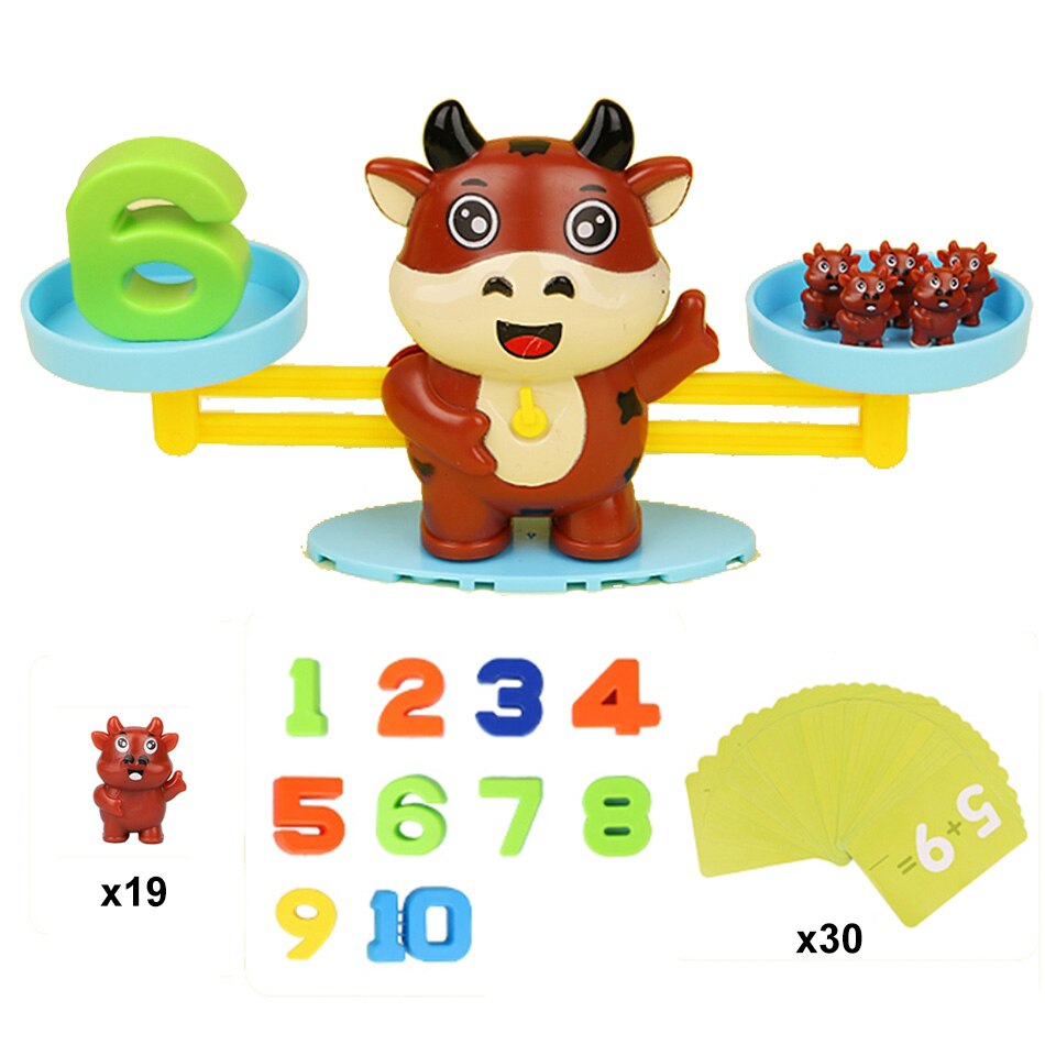 Balanza Matemática Digital Juguete Didáctico Montessori - Saranh Store