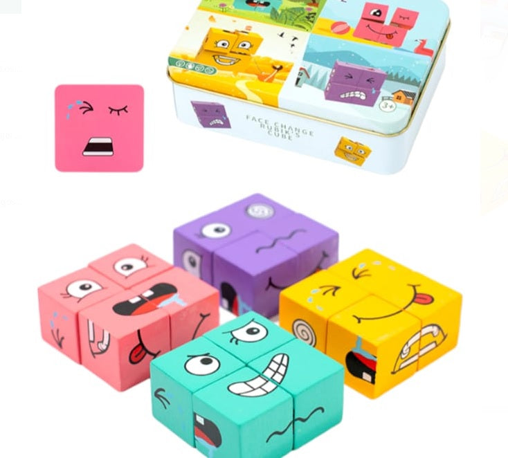 Puzzle de Expresiones color Pastel Sin Campana