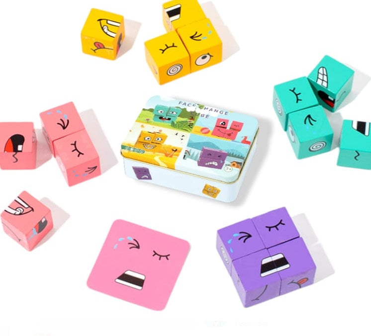 Puzzle de Expresiones color Pastel Sin Campana