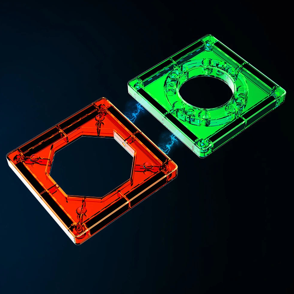 BLOQUES MAGNÉTICOS 55 PCS (RULETA)