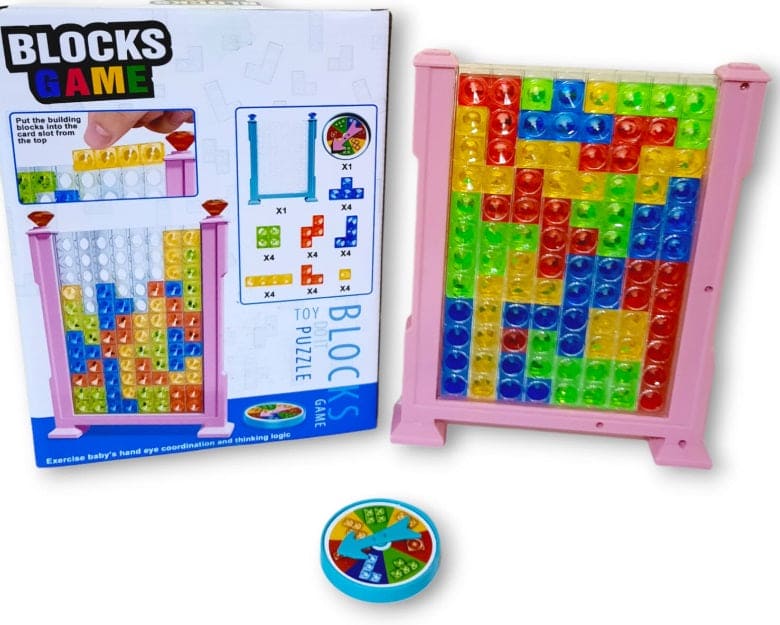 Juego Didactico Rompecabezas Tetris Montessori - Saranh Store