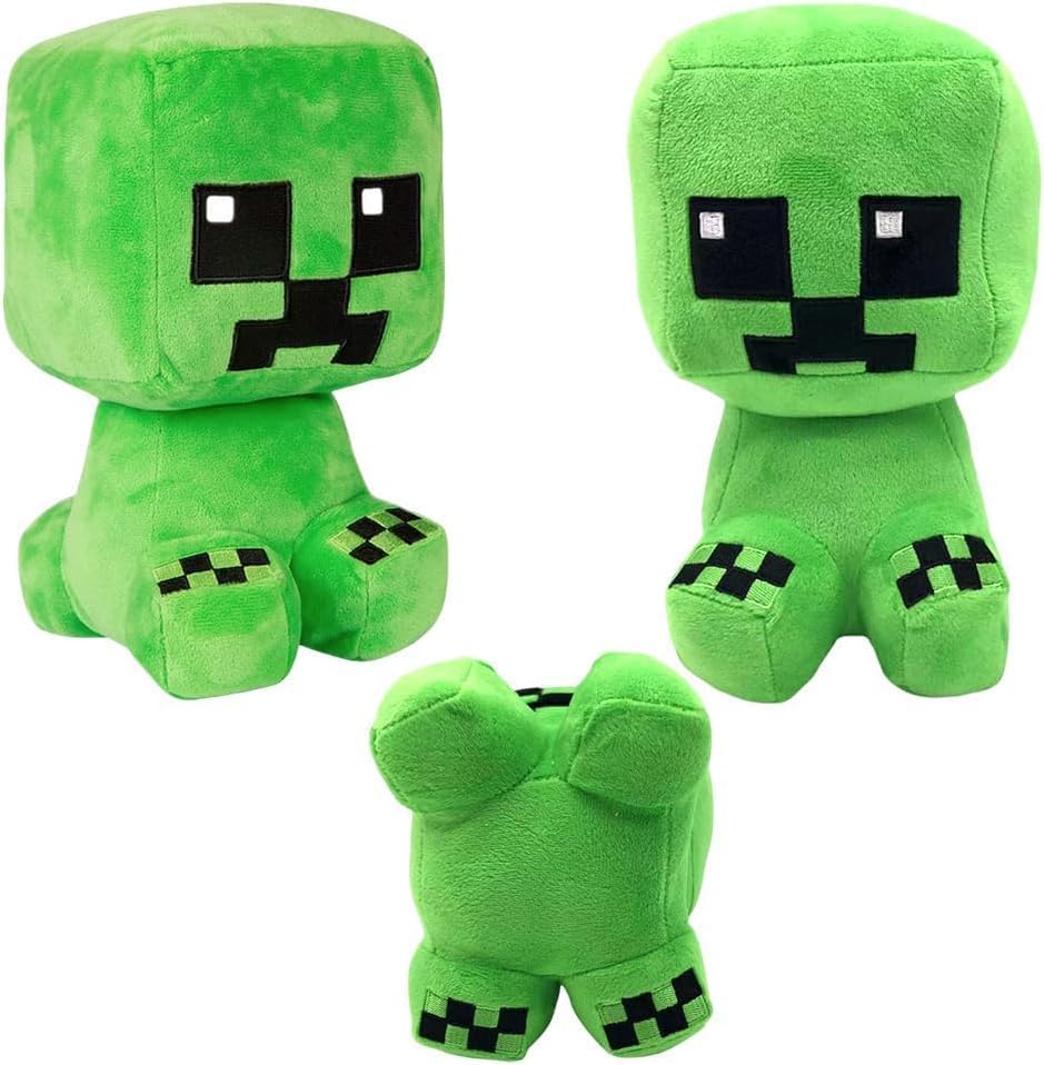 🌟 Peluches Minecraft 20 cm Genéricos🧱✨ Creeper, Enderman, Steve y Zombie