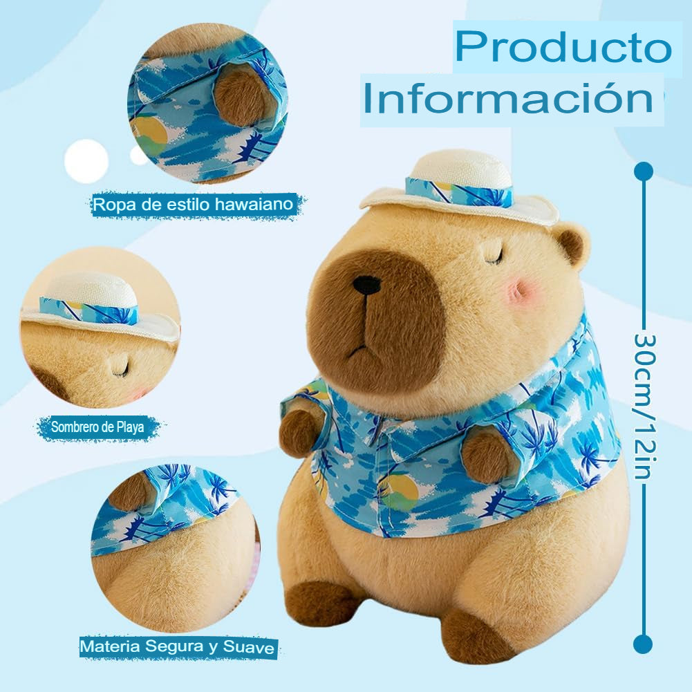 🐾 Peluches de Capibara con Mochilas Adorables 27 Cm 🐢🦞🐝 | ¡Llévate la Dulzura a Casa!