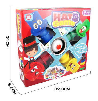 Juego De Mesa De Sombreros Rápidos Con Campana Montessori - Saranh Store