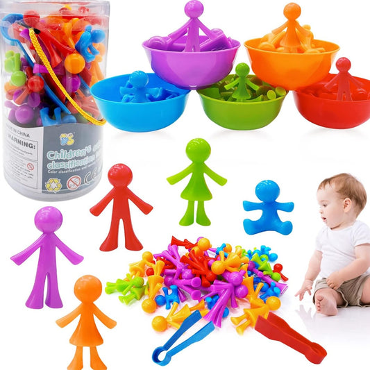 Juego Didáctico Montessori Juguete Aprender Colores Niños - Saranh Store