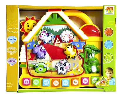 Piano Musical Interactivo Bebes Sonido Animales De Granja