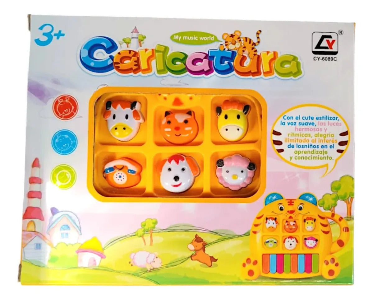 Piano Musical Interactivo Bebes Sonido Animales De Granja