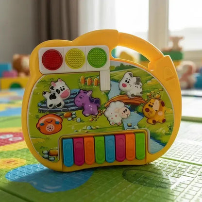 Piano Musical Interactivo Bebes Sonido Animales De Granja