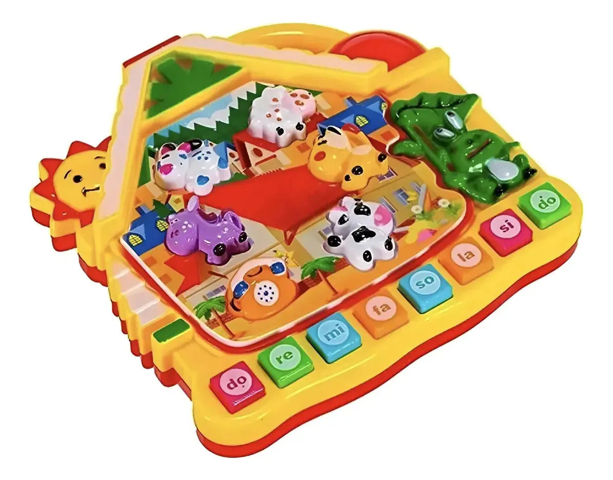 Piano Musical Interactivo Bebes Sonido Animales De Granja