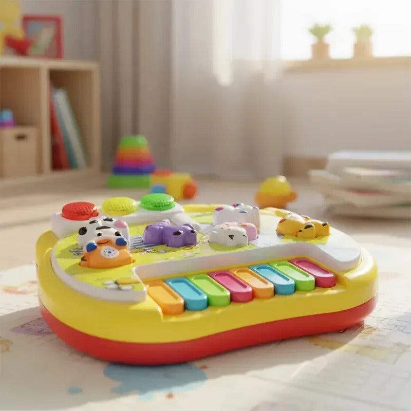 Piano Musical Interactivo Bebes Sonido Animales De Granja