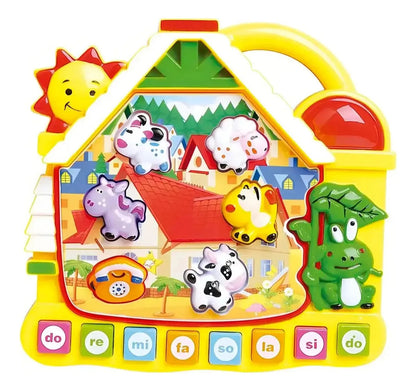 Piano Musical Interactivo Bebes Sonido Animales De Granja