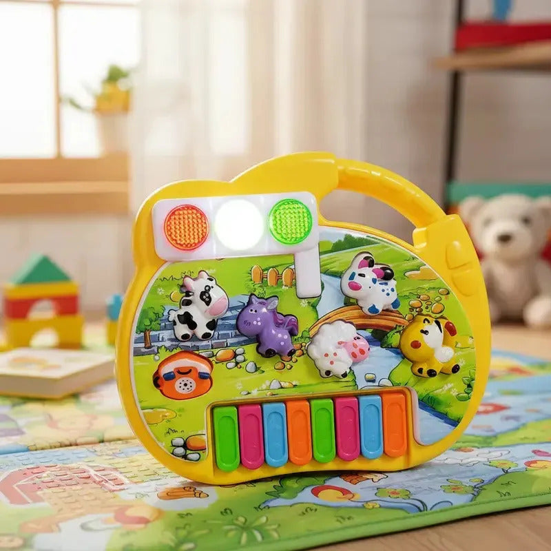 Piano Musical Interactivo Bebes Sonido Animales De Granja