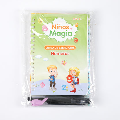 🧠✍️ Cuaderno Mágico de Escritura Infantil + Tinta Reutilizable
