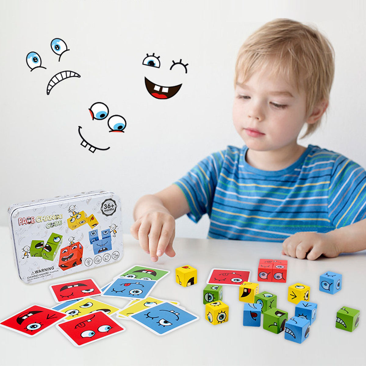 Puzzle De Expresiones Faciales - Saranh Store