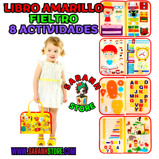 📚✨ Libro Montessori — 8 Actividades Sensoriales y Cognitivas para Niños