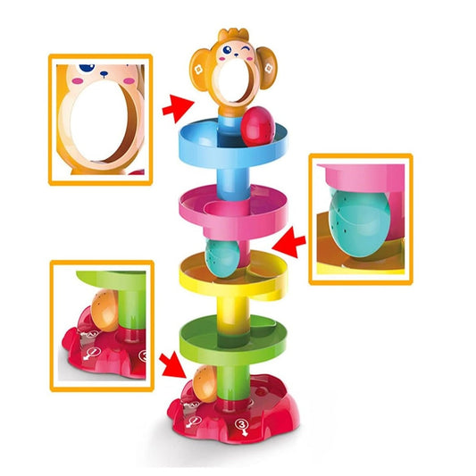 Juego Cascada Educativo Montessori Causa Efecto Apilable - Saranh Store